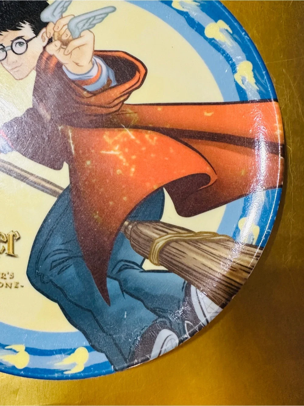 Harry Pottery And The Sorcerer’s Stone Melamine Kids Plate Y2K 2001 Warner Bros